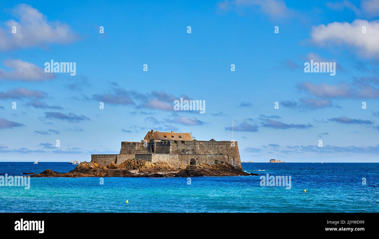 Image of National Fort, St Malo, France Stock Photo