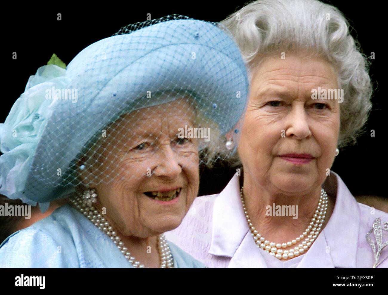 Queen elizabeth the queen mother 100th birthday hi-res stock
