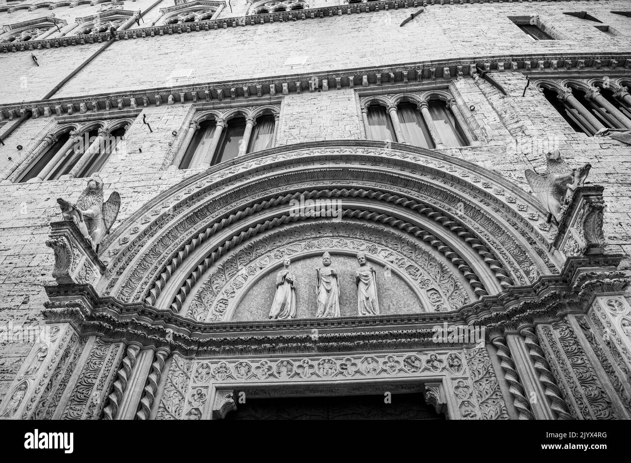 Perugia. Art of the palaces and churches of the medieval historic ...