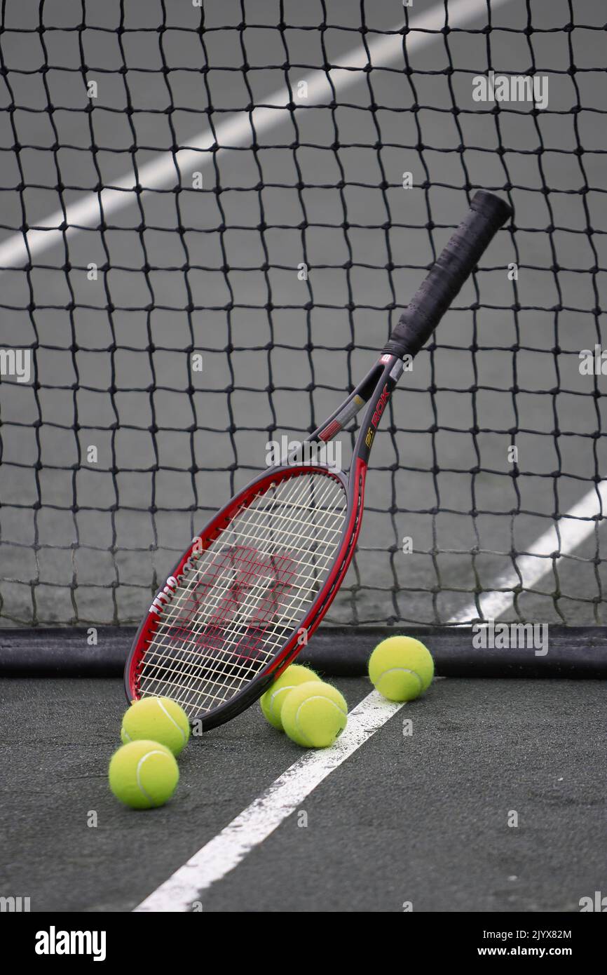 Wilson tennis balls hi-res stock photography and images - Alamy