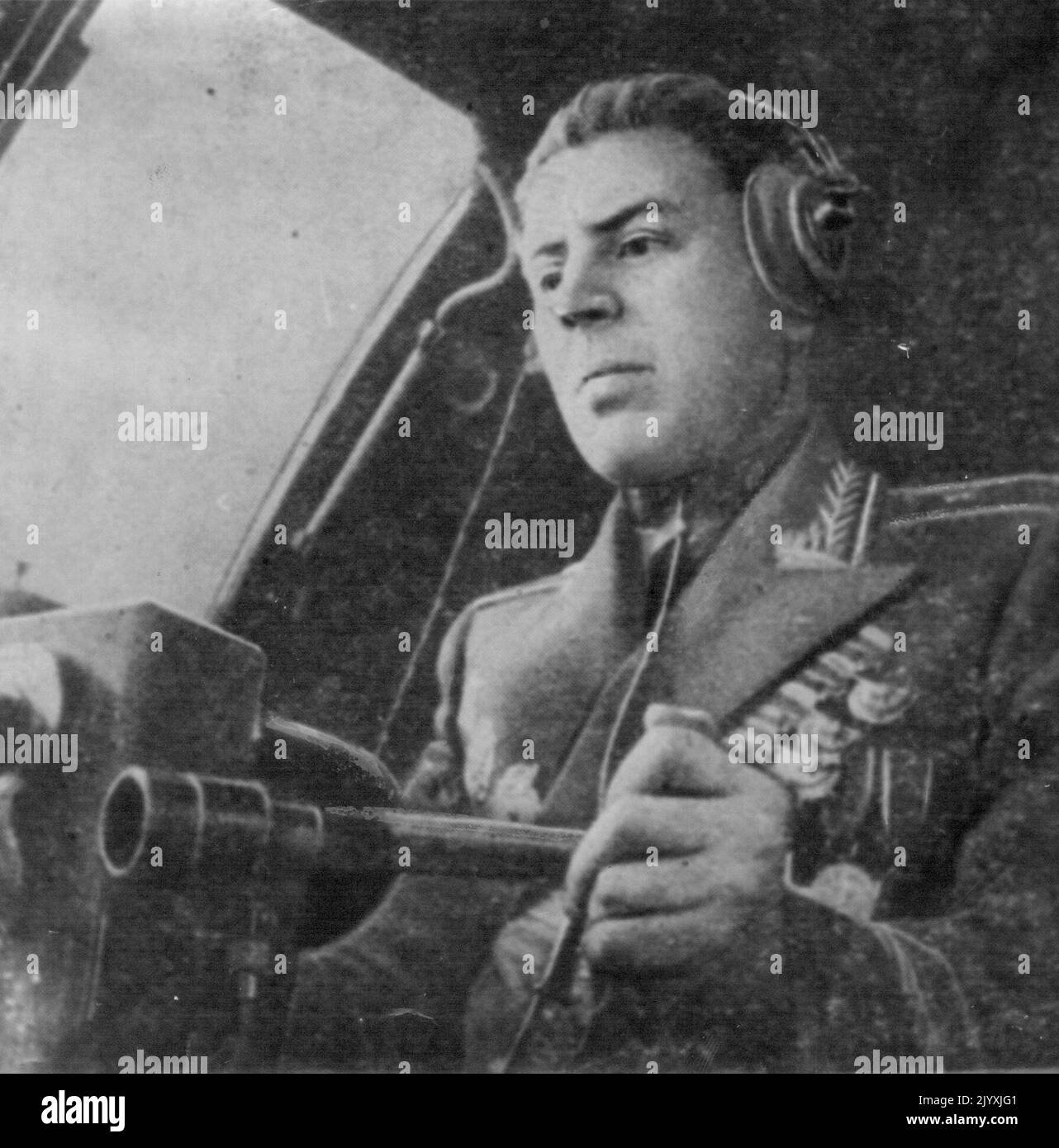 Maj. Gen. Vassily Stalin. March 16, 1955. Stock Photo