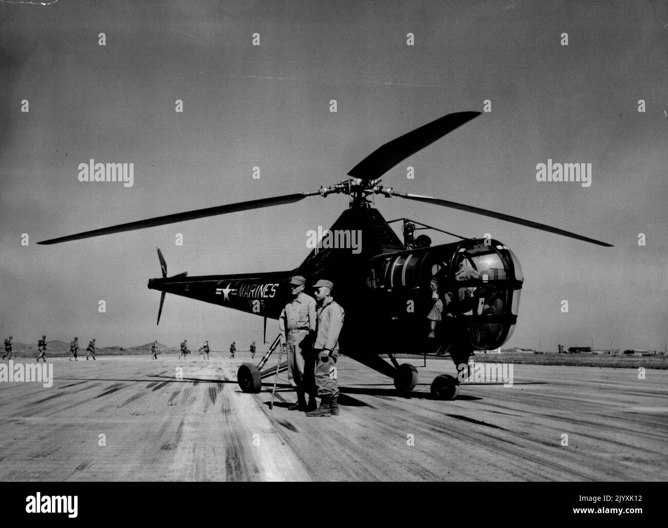 Helicopters General - Aviation. September 25, 1950. Stock Photo