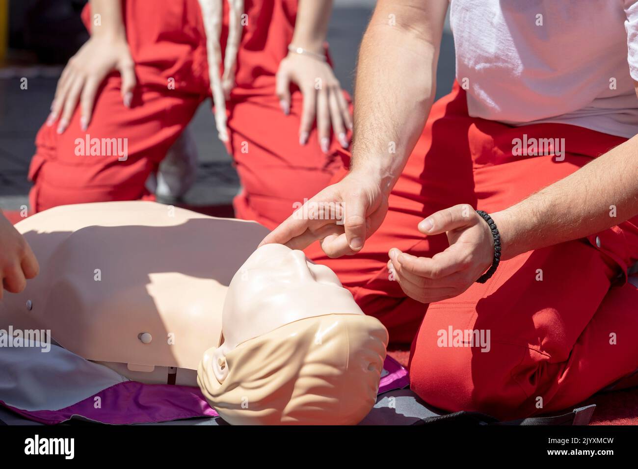 Check breathing rate hi-res stock photography and images - Alamy