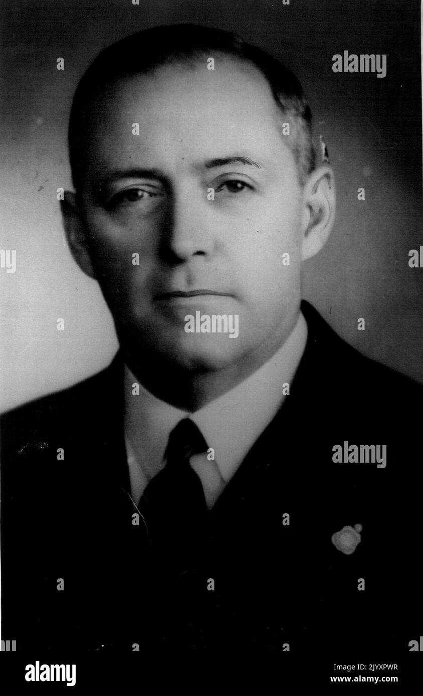 Athol Richardson, Dem. Party, Ashfield. August 1, 1946. Stock Photo