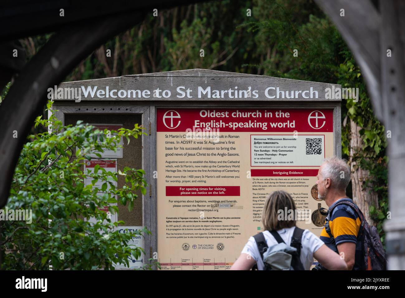 St Martins Church, Canterbury, England, UK Stock Photo