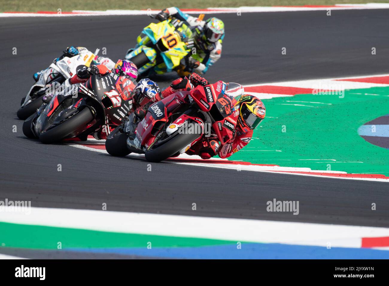 MotoGP racing weekend in Misano World Circuit for the SanMarinoGP 2022 Stock Photo