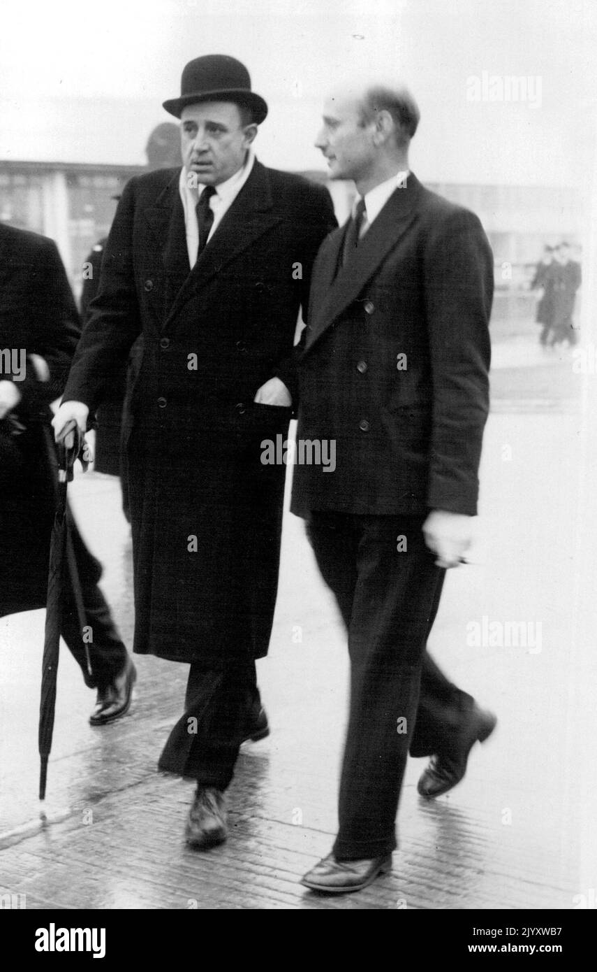 Spanish Prince Arrives for Royal Funeral. Prince Jaime De Borbon of