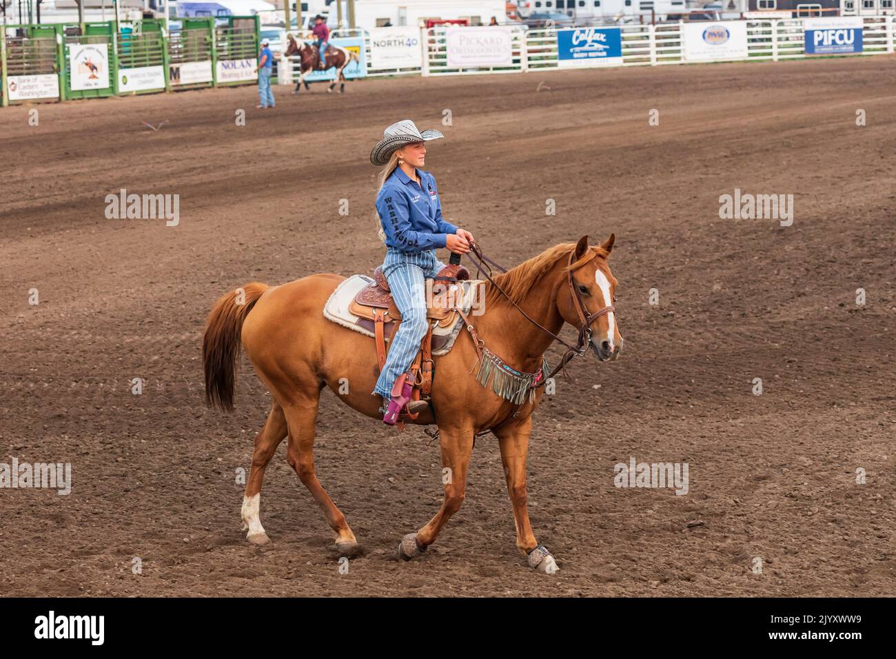 USA, Washington State, Whitman County. Palouse. Palouse Empire State