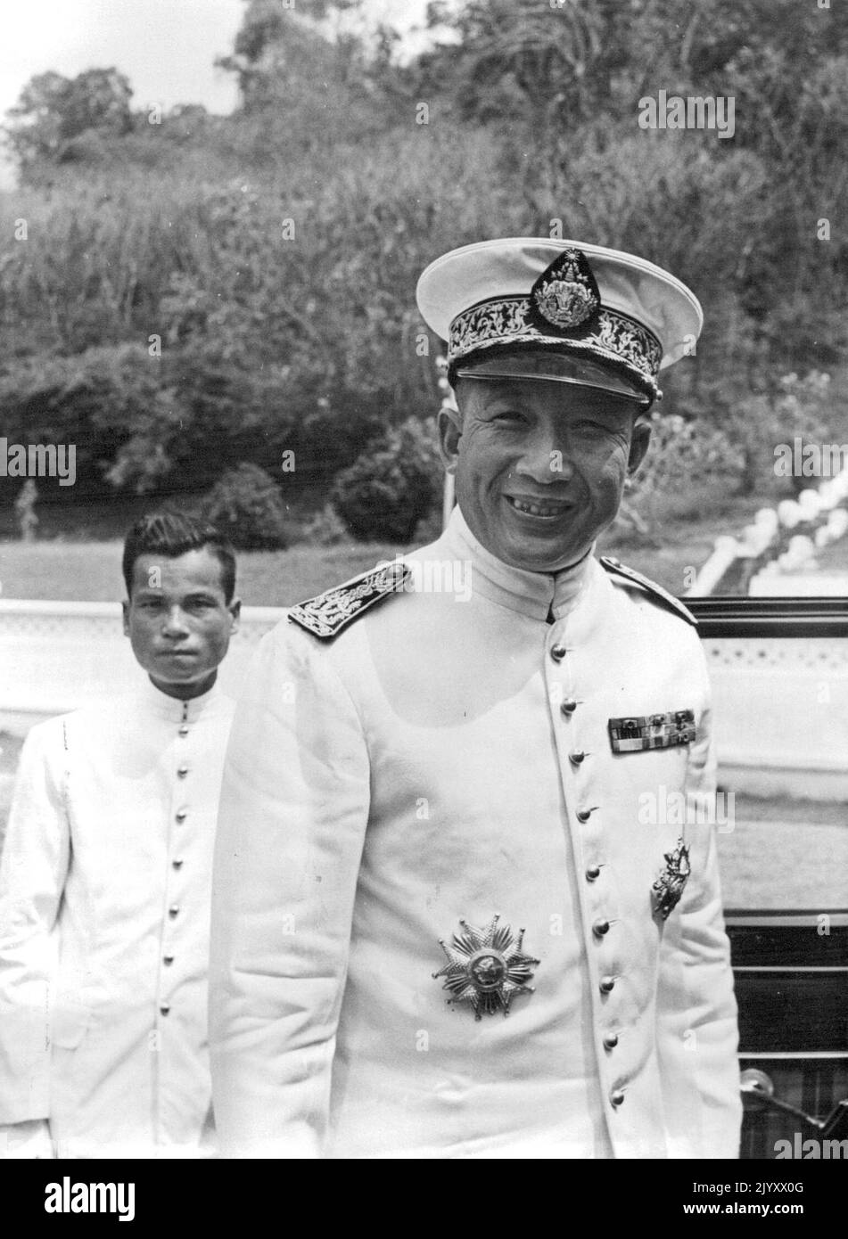 Prince Vong Savang of Laos. May 29, 1953 Stock Photo - Alamy