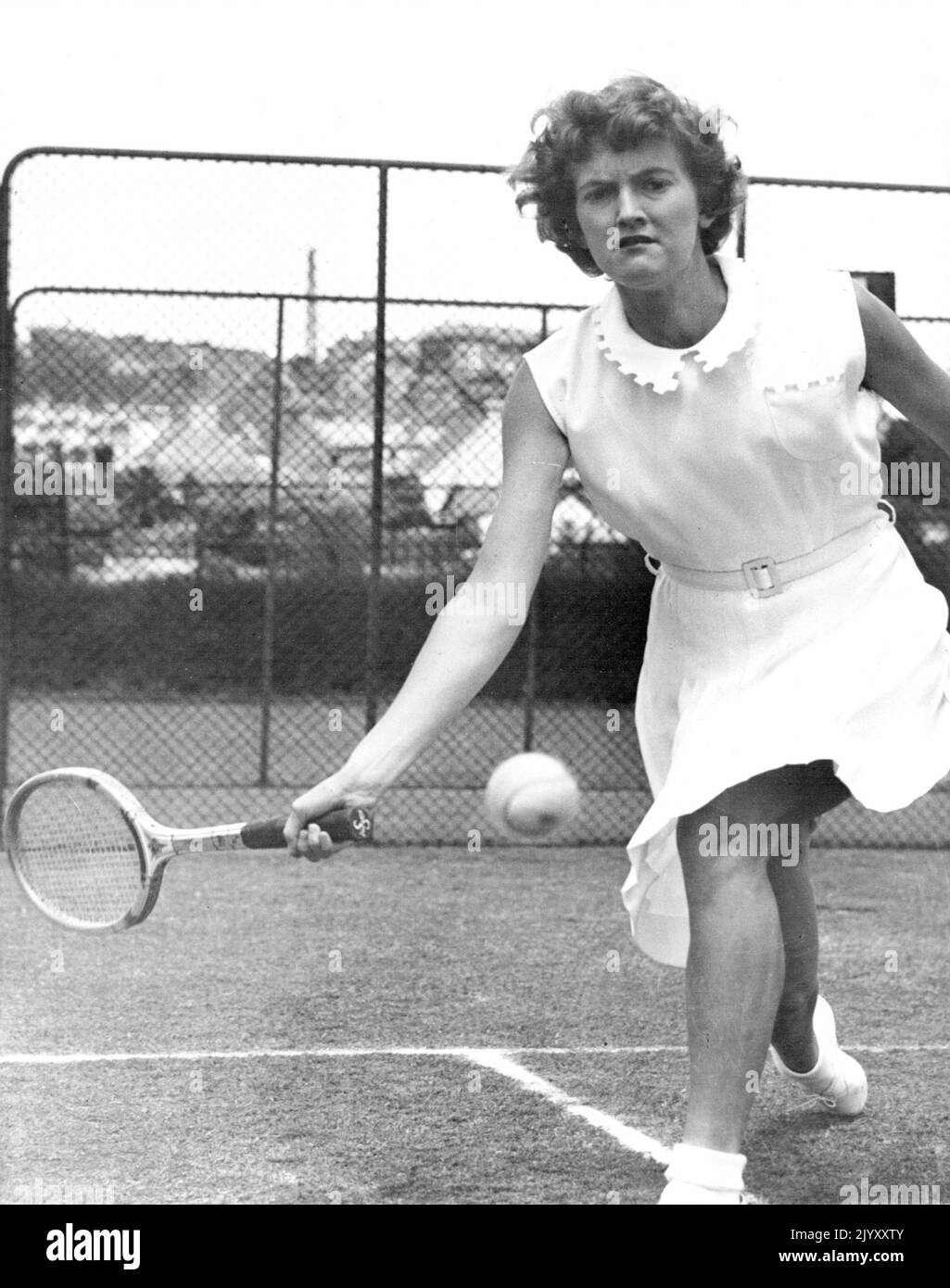 Beryl Penrose (Tennis). December 22, 1950. Stock Photo