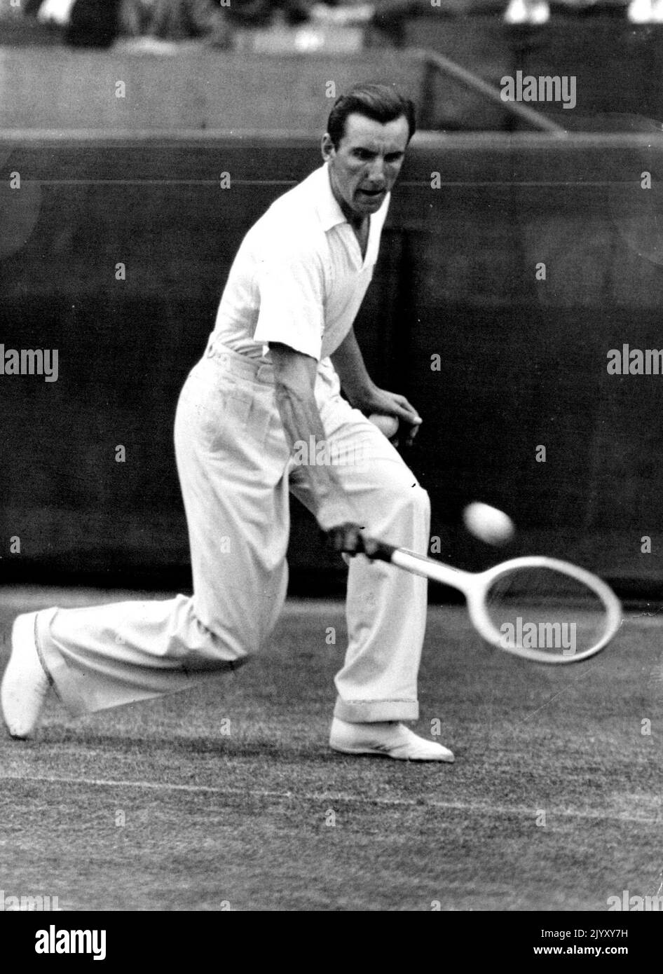 Fred J. Perry N.S.W. Channels. November 11, 1935 Stock Photo - Alamy