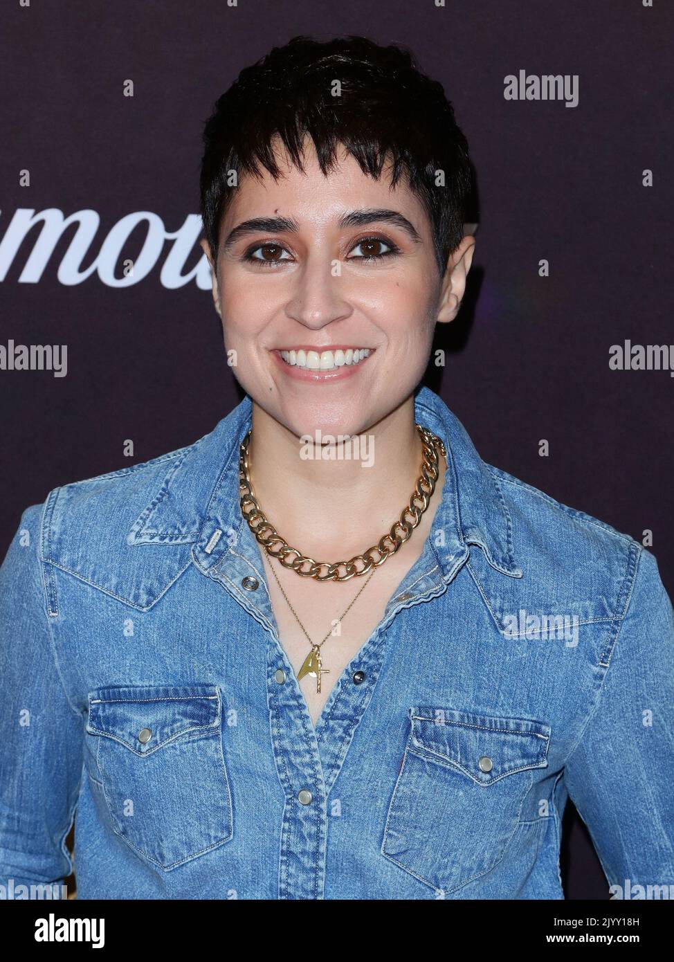 Melissa Navia arrives at The Star Trek Celebration Red Carpet held at