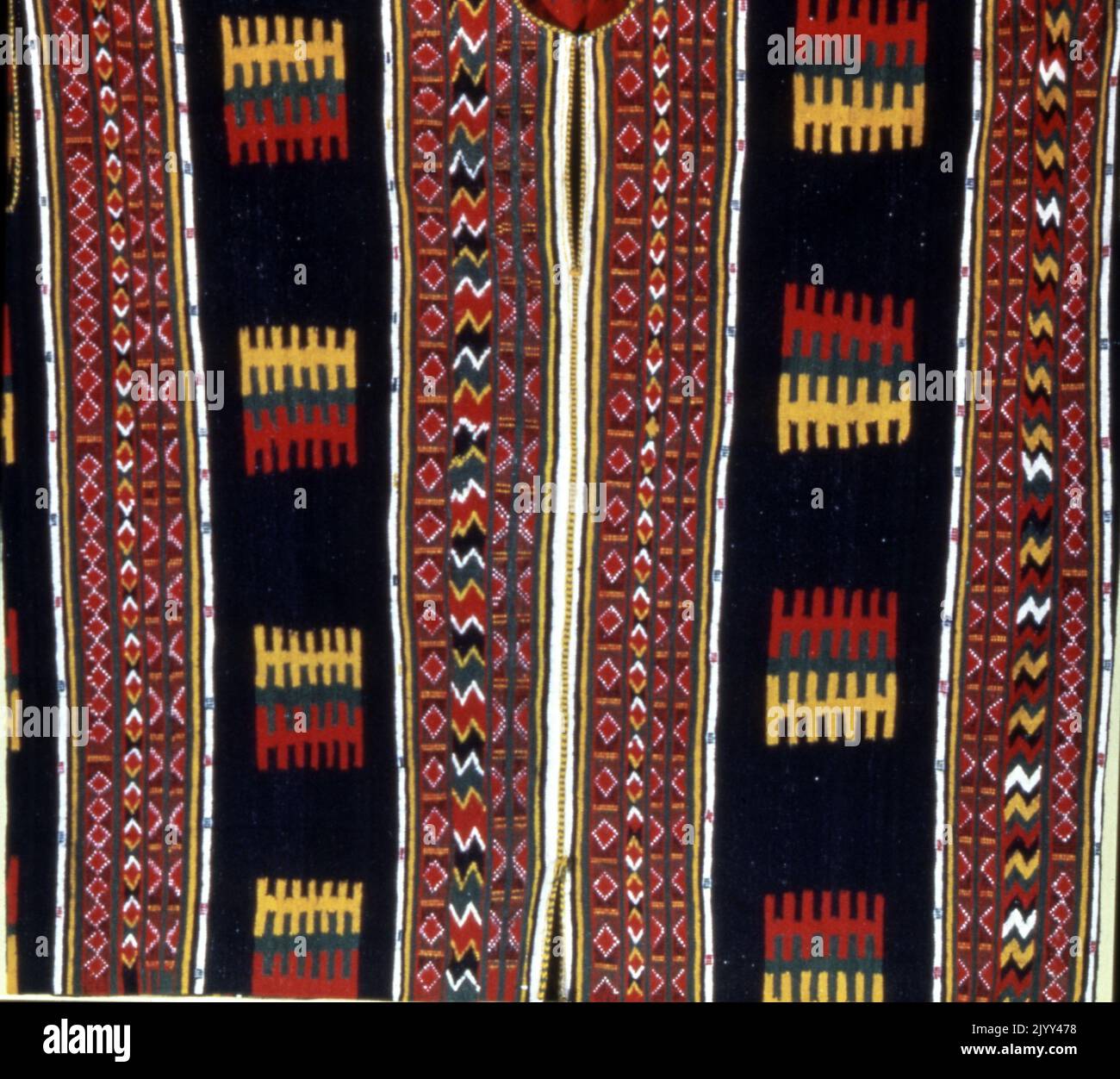 Woolen blanket woven by the Kabyle people, a Berber ethnic group in the north of Algeria 1933 Stock Photo