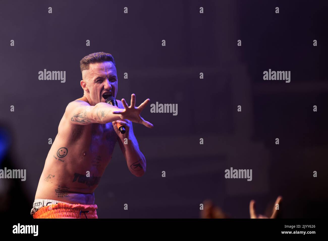 DIE ANTWOORD  MARSATAC , Marseille, FRANCE, 24/06/2017 Florent 'MrCrash' B. Stock Photo