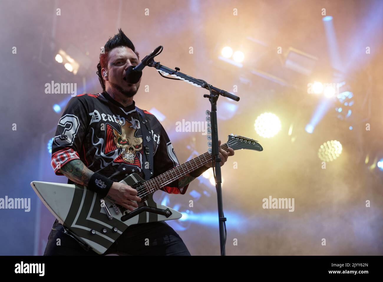 FIVE FINGER DEATH PUNCH  HELLFEST, Clisson, FRANCE, 18/06/2017 Florent 'MrCrash' B. Stock Photo