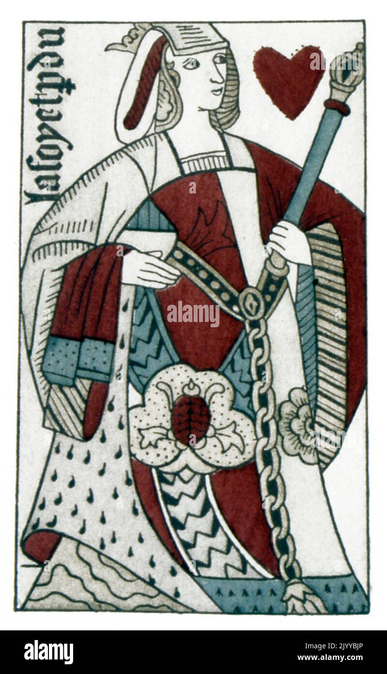 French playing card 15th century hi-res stock photography and