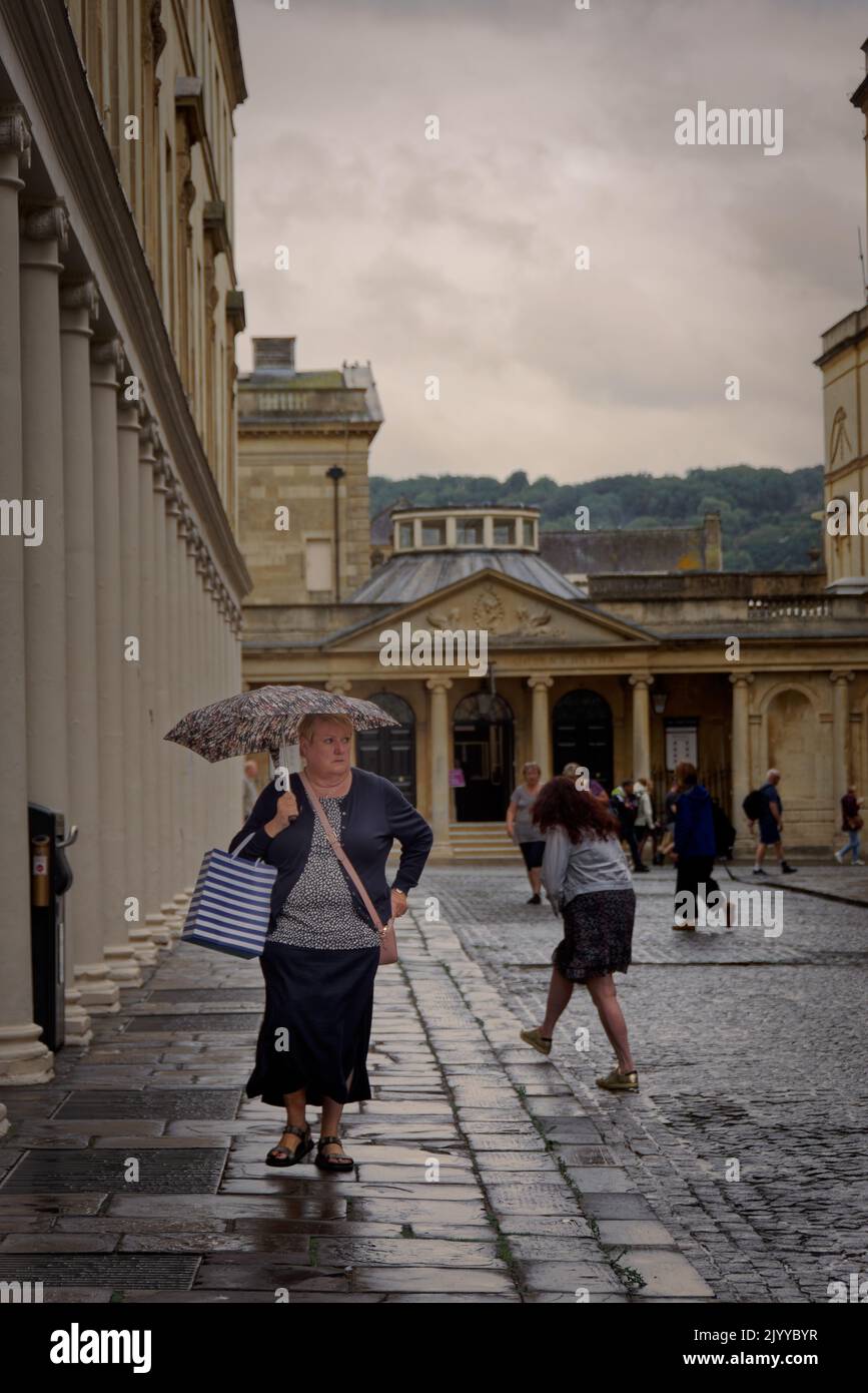 Bath in the Rain Stock Photo Alamy