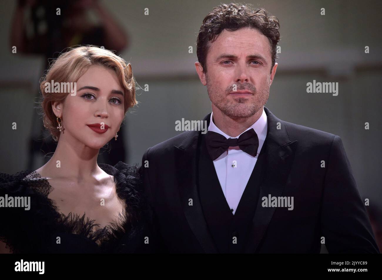 Caylee Cowan and Casey Affleck - Amfar Gala Arrivals - 3