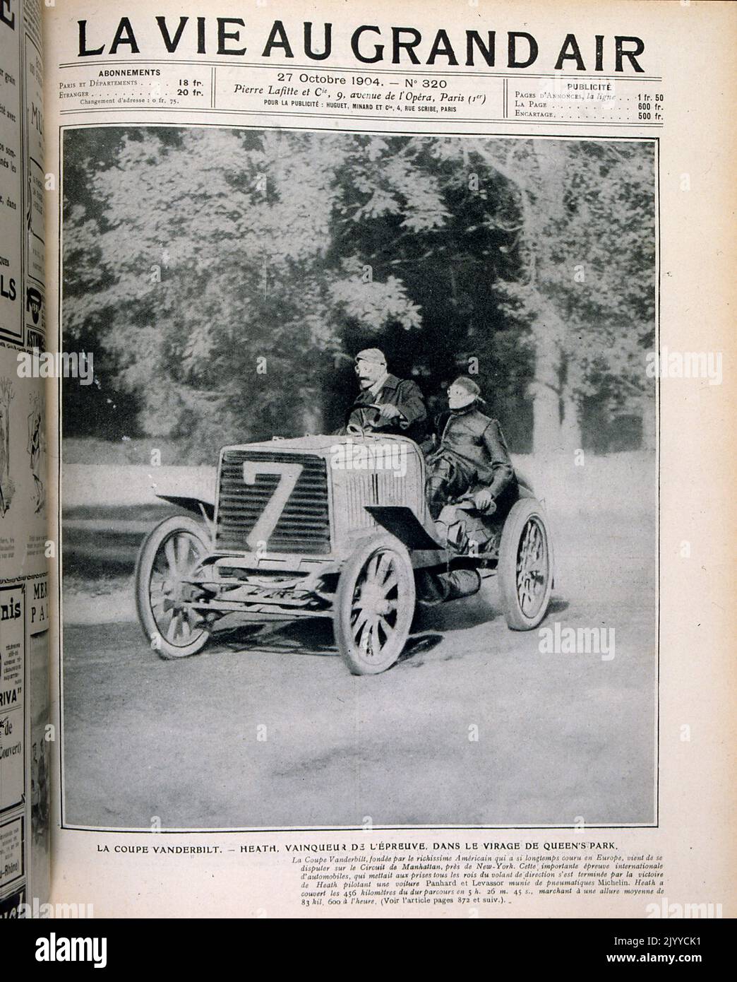 Photograph inside of the lifestyle magazine La Vie au Grand Air; the