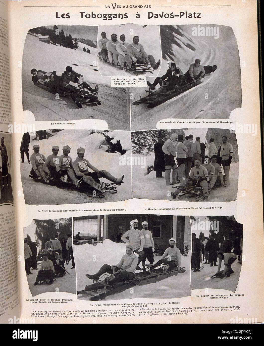 From the magazine La Vie au Grand Air (Life in the Outdoors); Black and