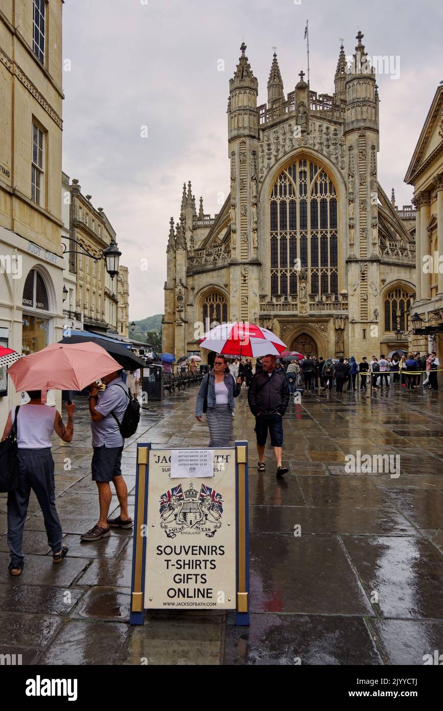 Bath in the Rain Stock Photo Alamy
