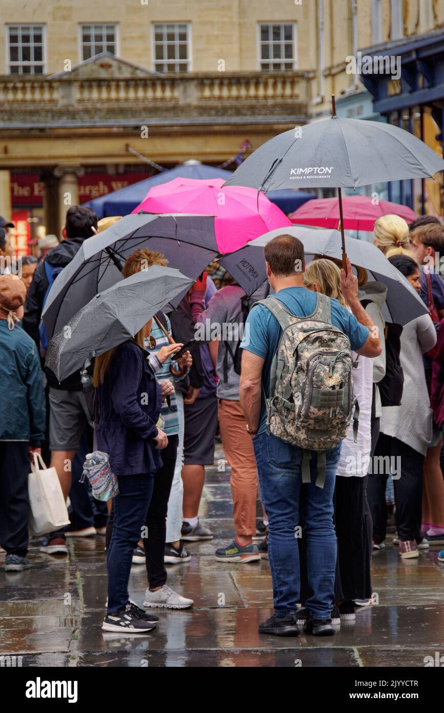 Bath in the Rain Stock Photo Alamy