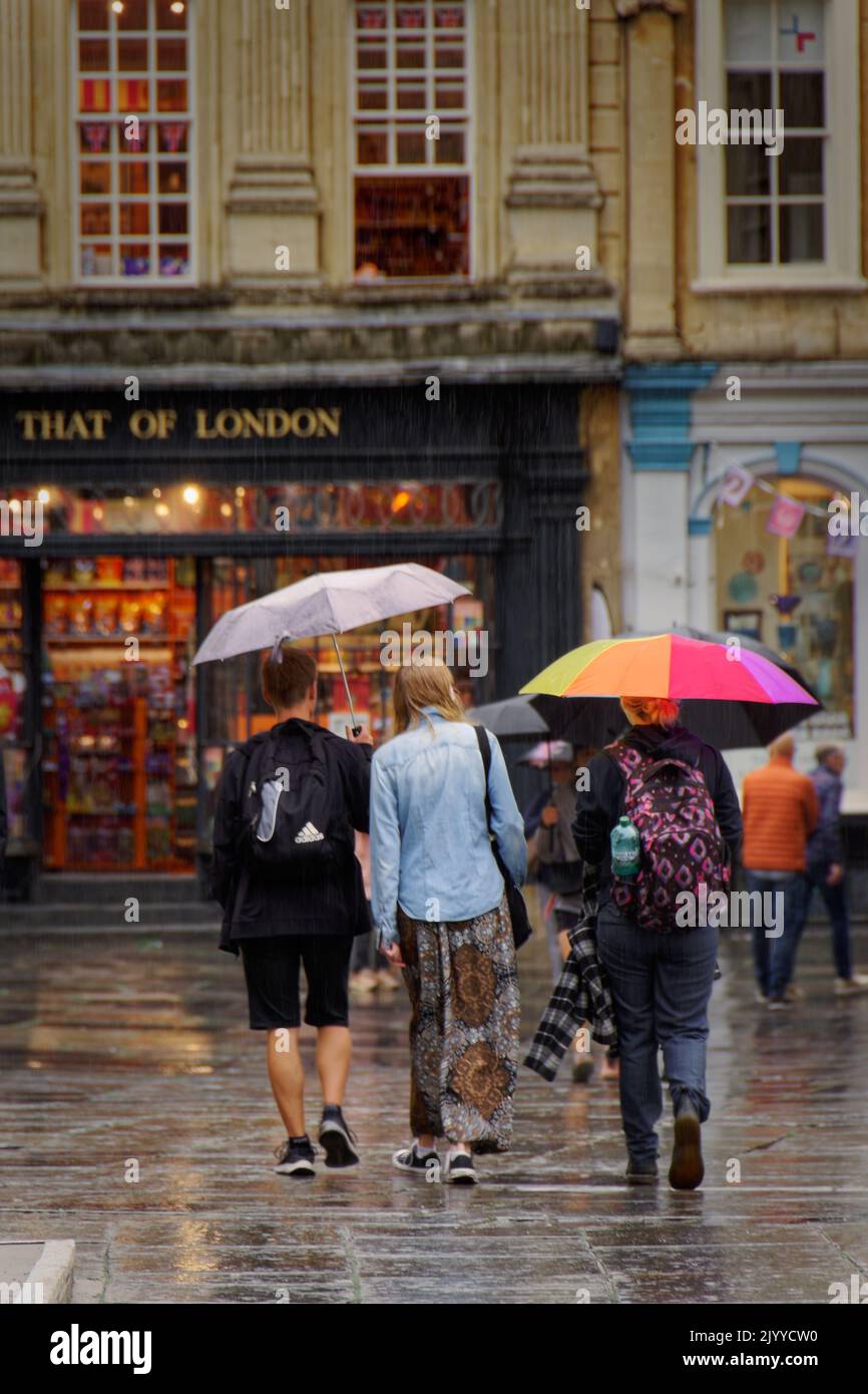 Bath in the Rain Stock Photo Alamy