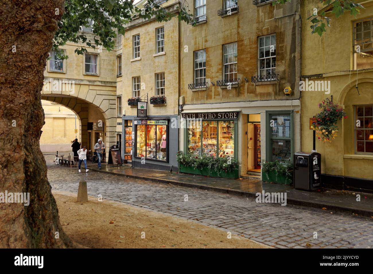 Bath in the Rain Stock Photo Alamy
