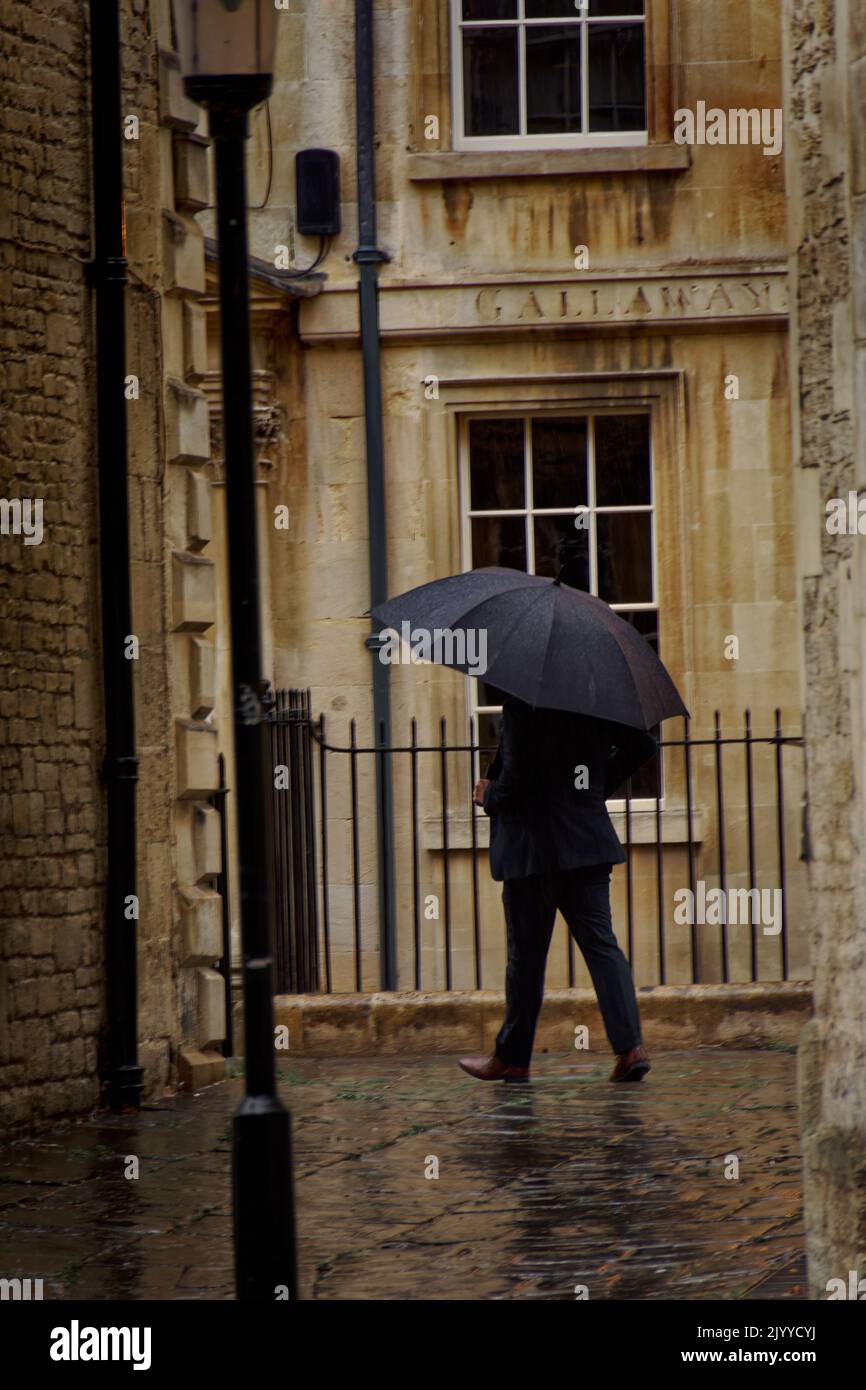 Bath in the Rain Stock Photo Alamy