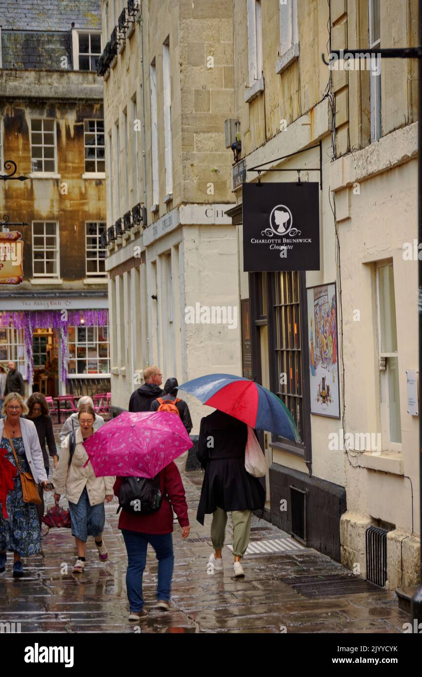 Bath in the Rain Stock Photo Alamy