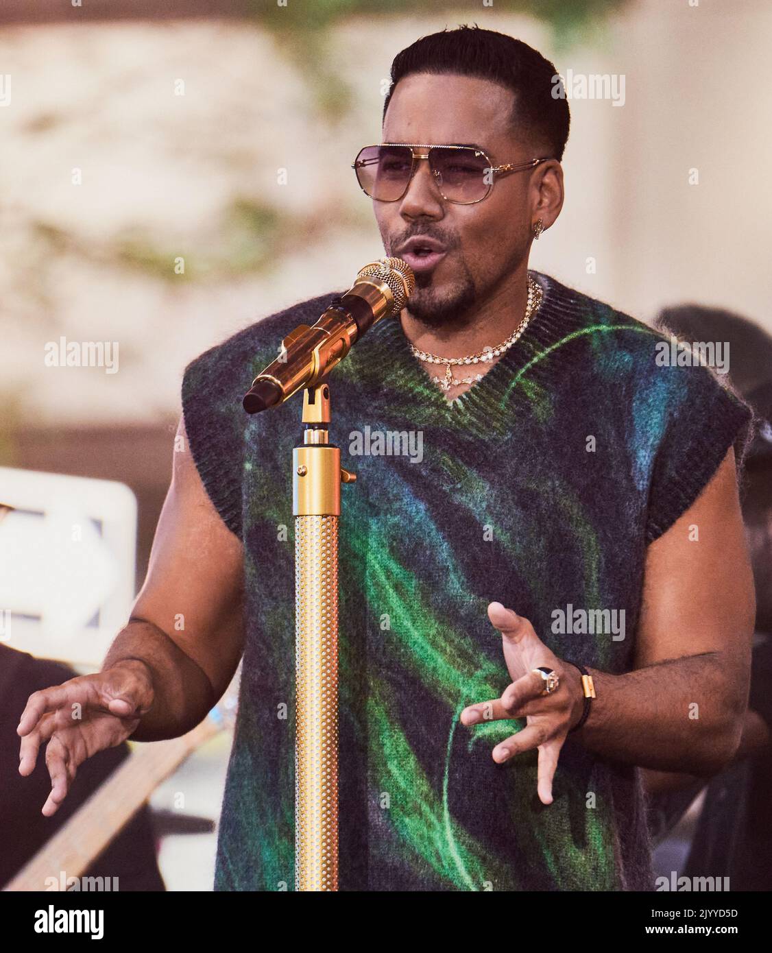 NEW YORK, NY, USA JULY 22, 2022 Romeo Santos Performs on NBC's