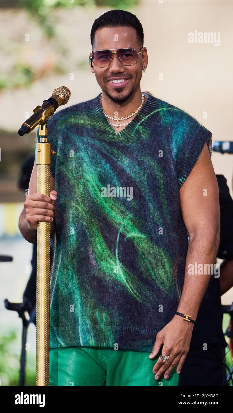 NEW YORK, NY, USA JULY 22, 2022 Romeo Santos Performs on NBC's