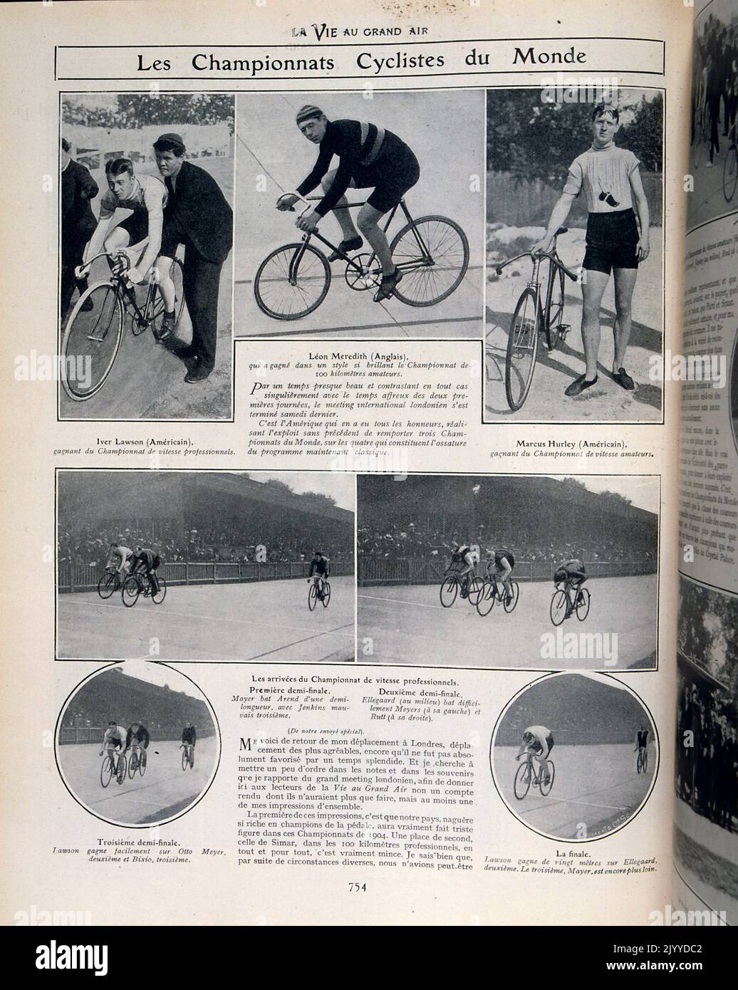 Revue Sportive Ancienne - N°73737 - Cyclisme - 'La Vie Au Grand Air' (Femme Et Vélo)