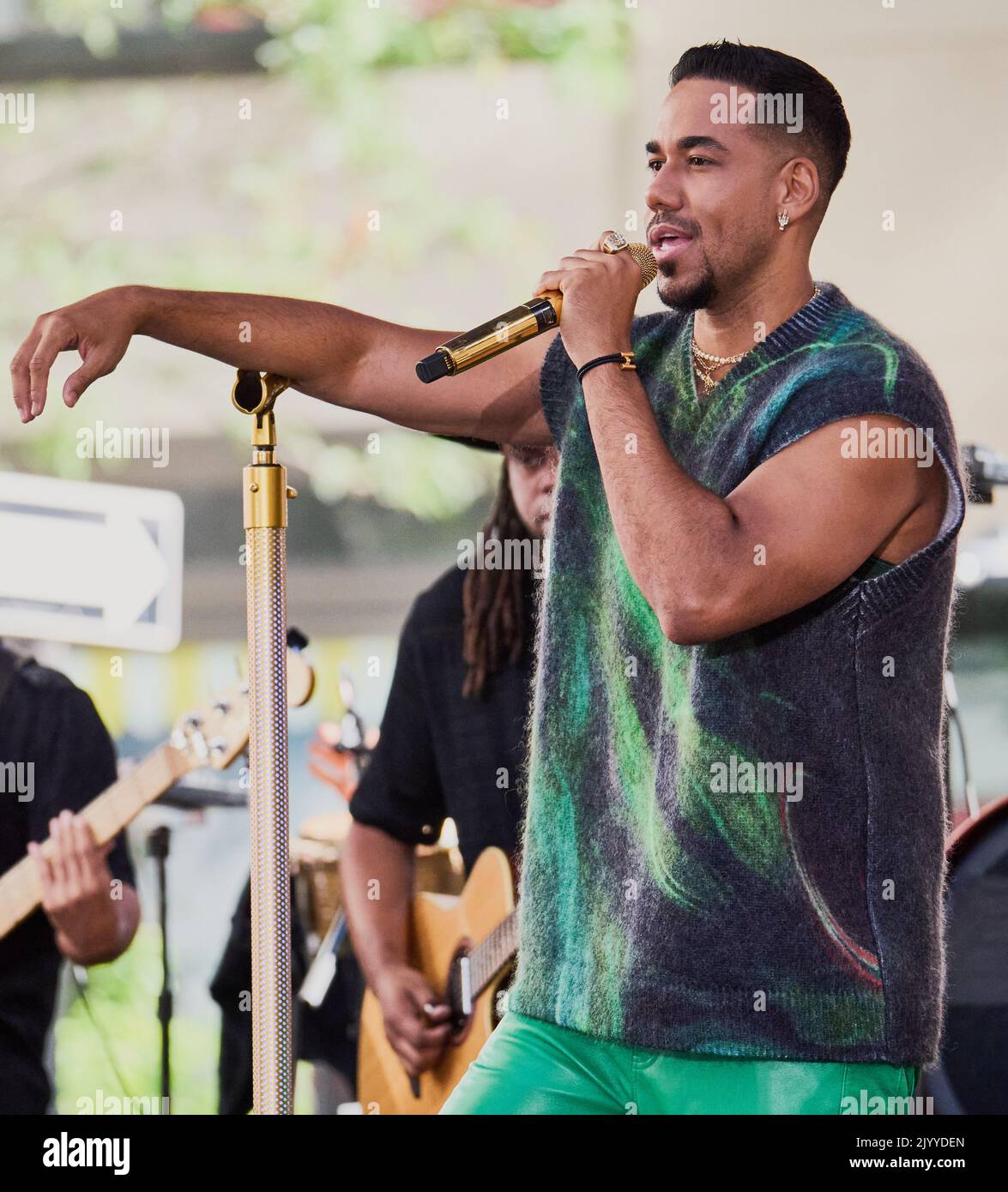 NEW YORK, NY, USA JULY 22, 2022 Romeo Santos Performs on NBC's