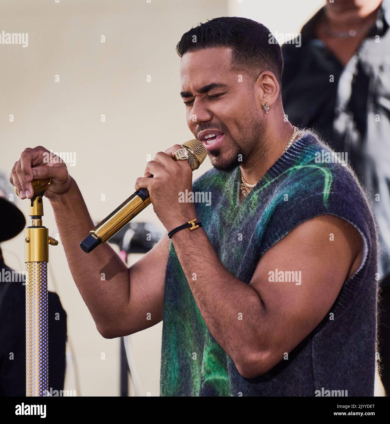 NEW YORK, NY, USA JULY 22, 2022 Romeo Santos Performs on NBC's