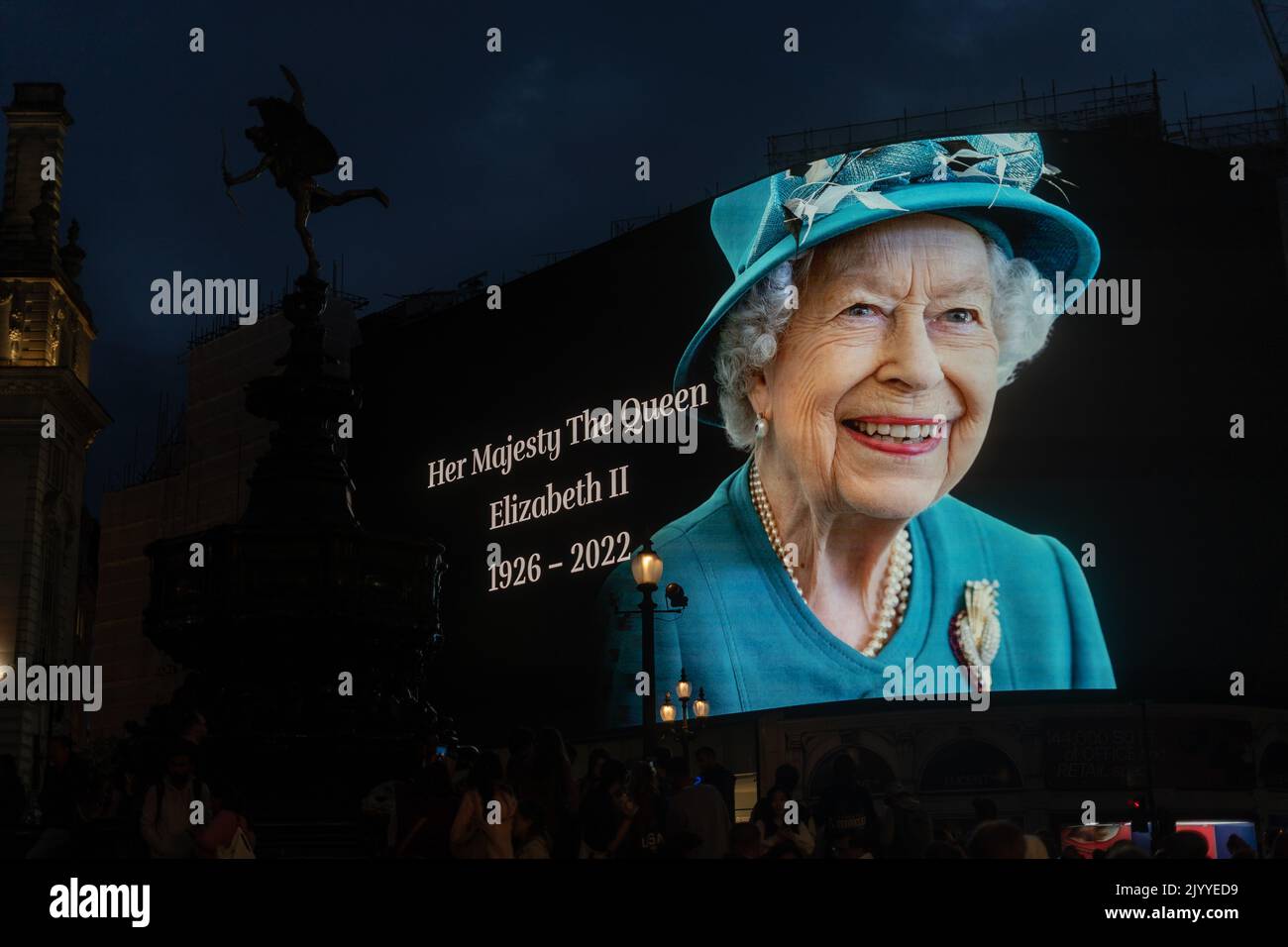 The Electronic Billboard at Piccadilly Circus in Central London paid ...