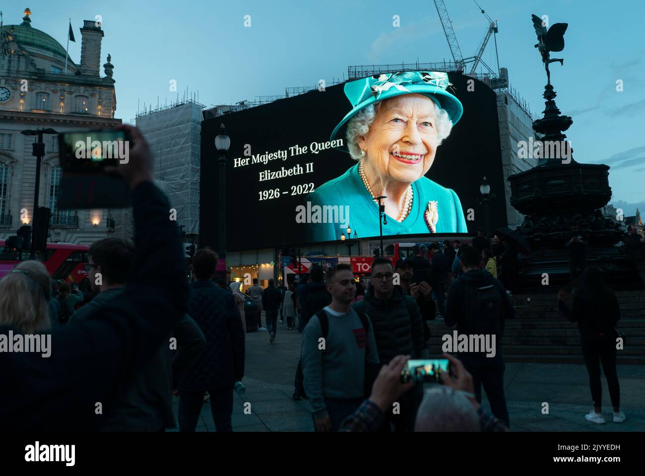 The Electronic Billboard at Piccadilly Circus in Central London paid ...