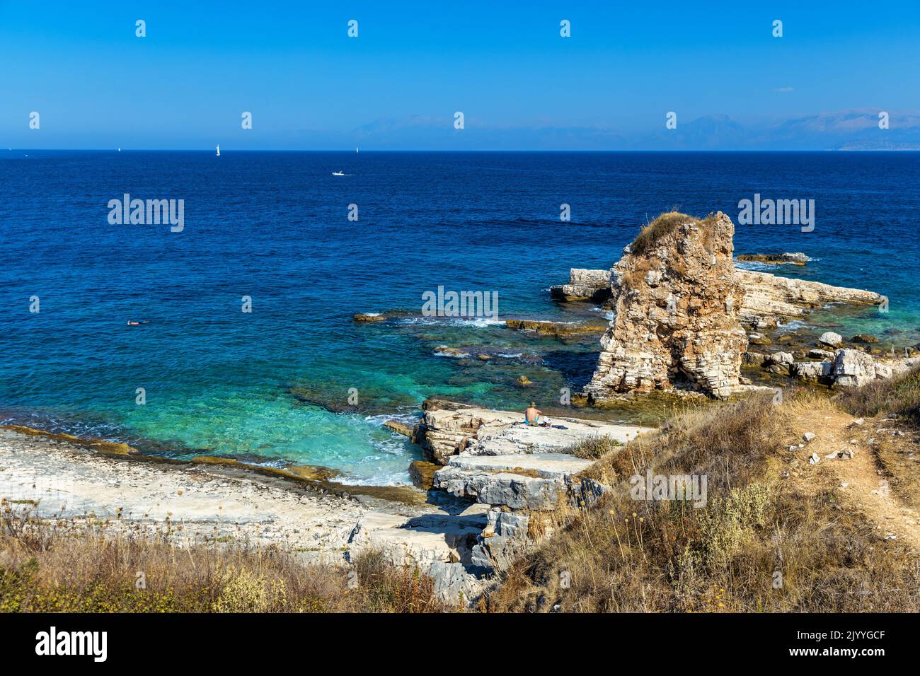 Corfu greece sand beach hi-res stock photography and images - Page 16 -  Alamy