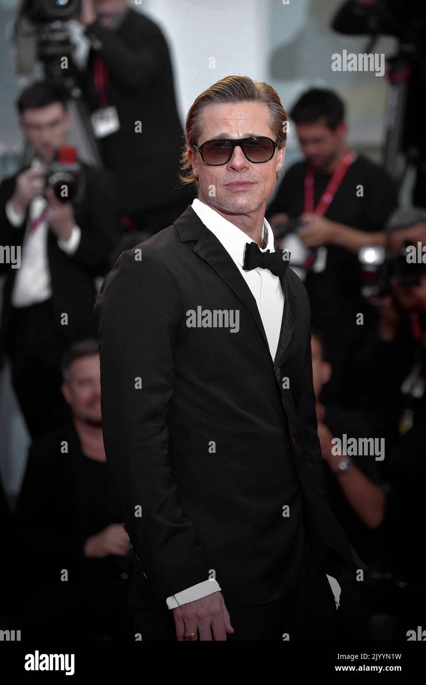 Venice, Italy. 08th Sep, 2022. VENICE, ITALY SEPTEMBER 08 Brad Pitt