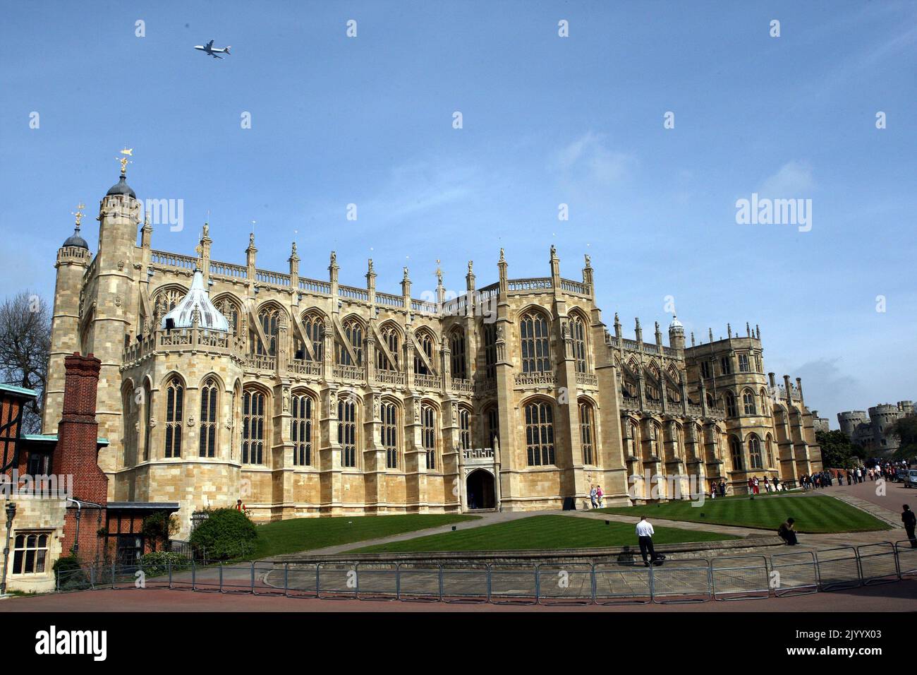 File photo dated 04/04/08 of St George's Chapel at Windsor Castle in ...