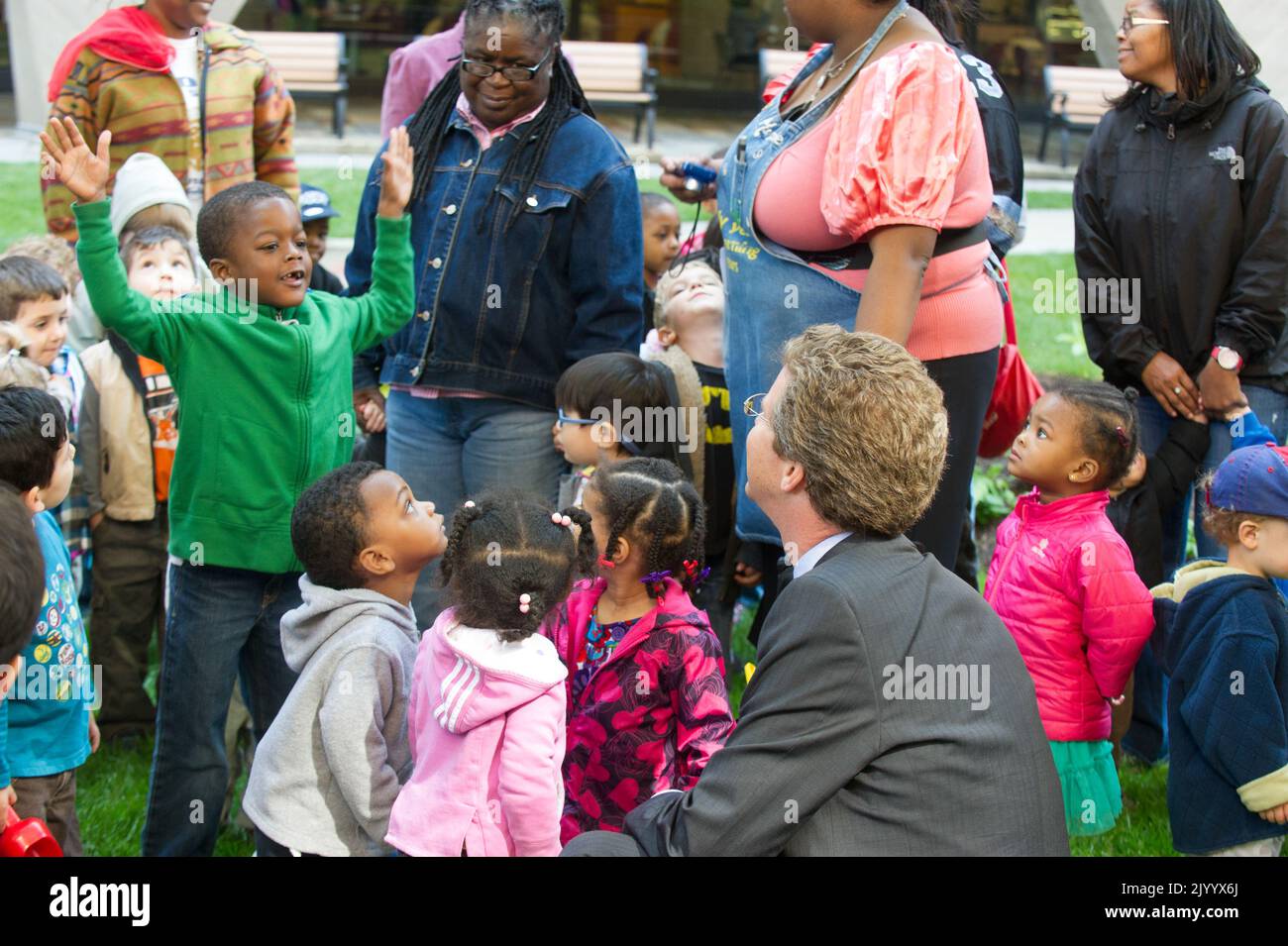 Secretary Shaun Donovan Leading Earth Day Planting Activities With secretary-shaun-donovan-leading-earth-day-planting-activities-with