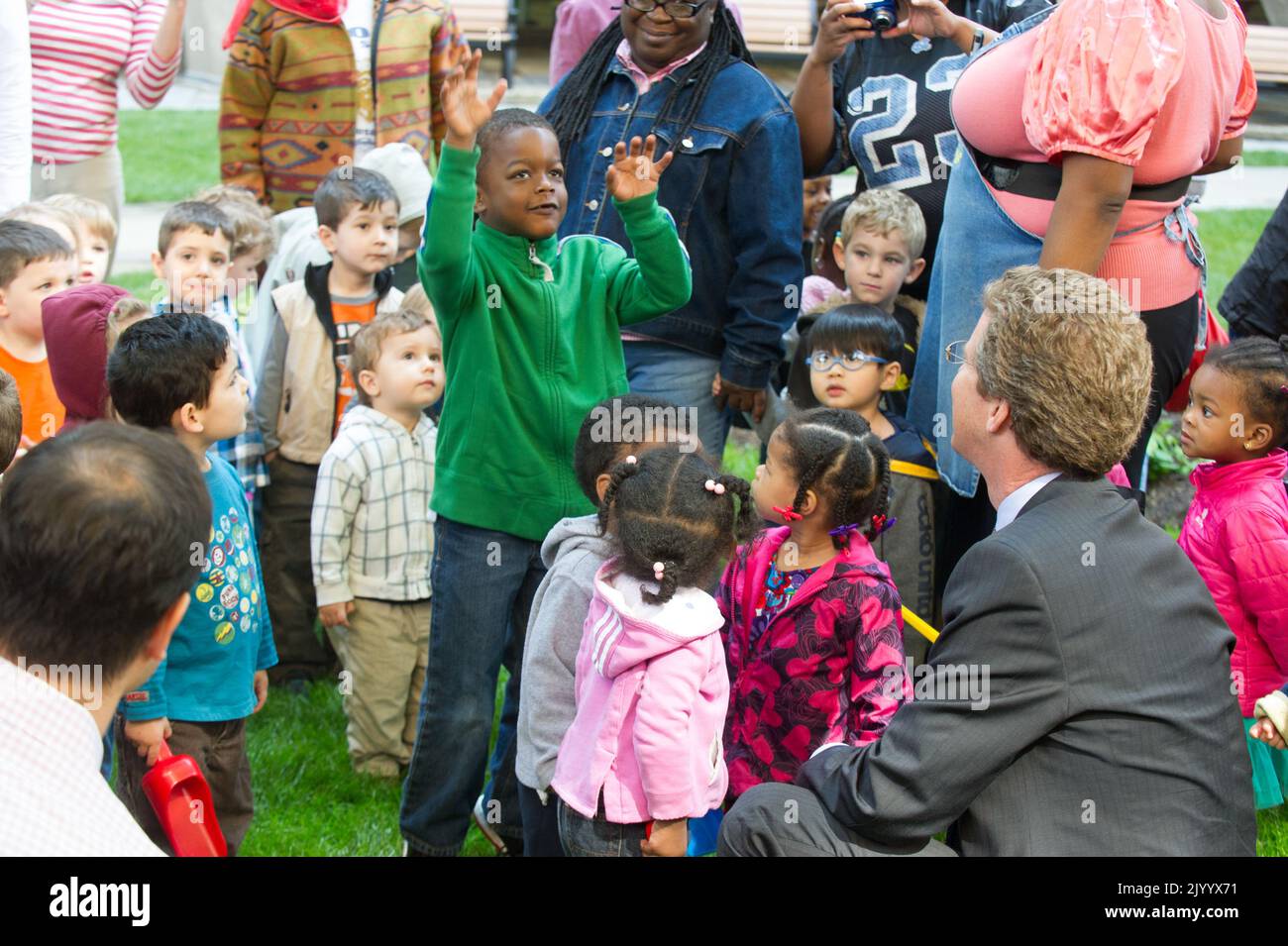 Secretary Shaun Donovan Leading Earth Day Planting Activities With secretary-shaun-donovan-leading-earth-day-planting-activities-with