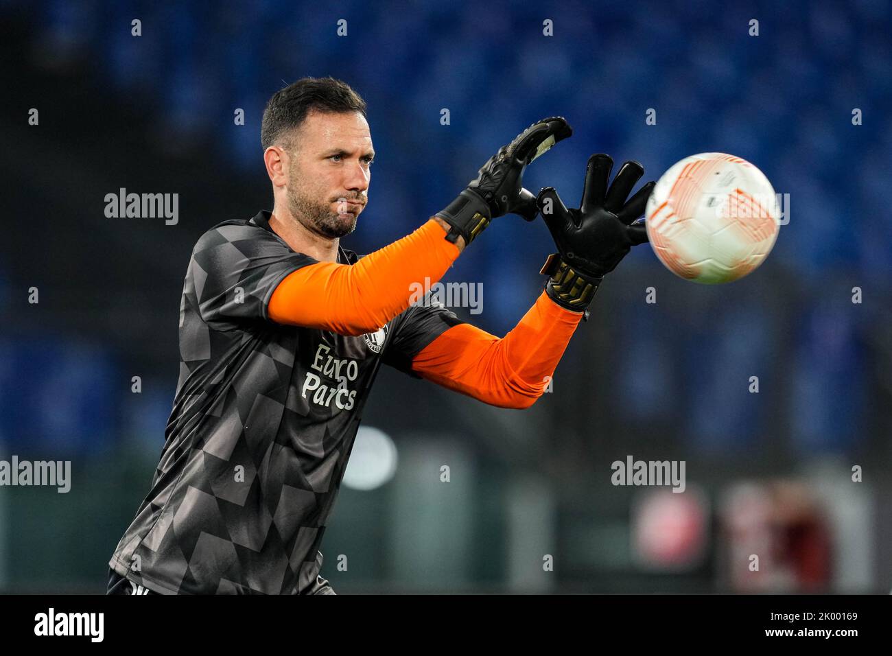 Rome, Italy. 8 September 2022, Rome Feyenoord keeper Ofir Marciano