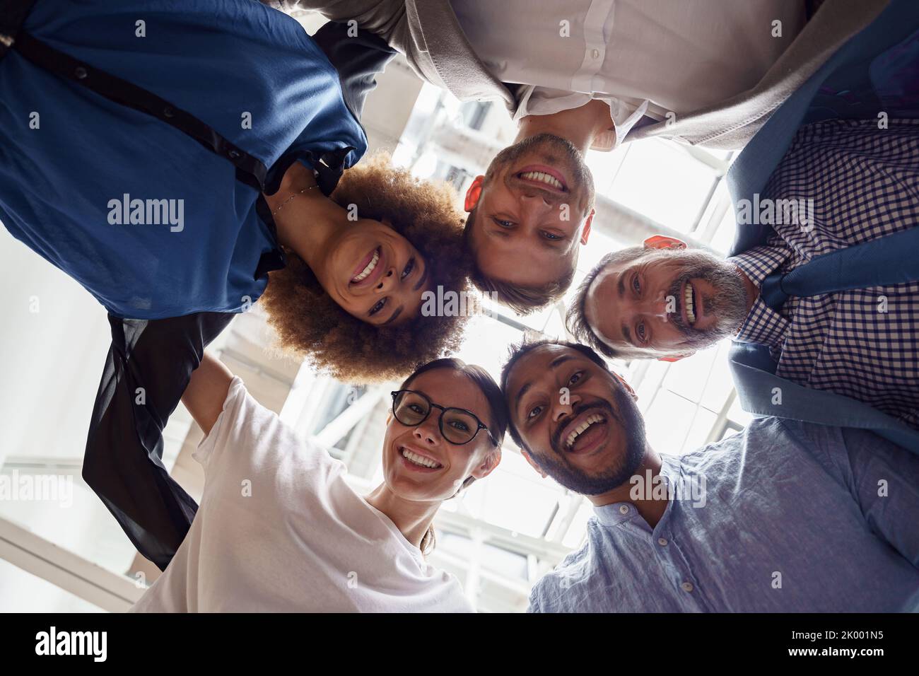 Group happy business coworkers hi-res stock photography and images - Alamy