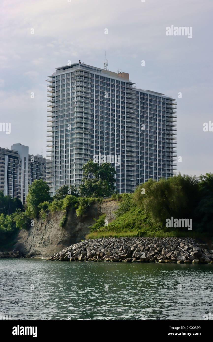 The Winton Place condo building on the Gold Coast of Lakewood, Ohio