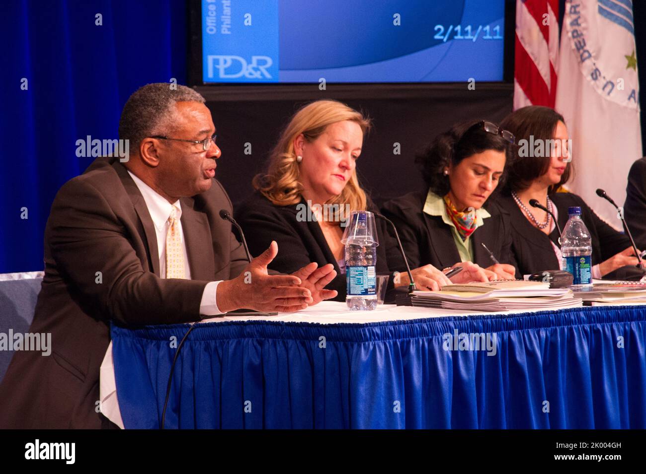 Ronald Sims Global Urban Indicators presentation at HUD headquarters, with Deputy ...