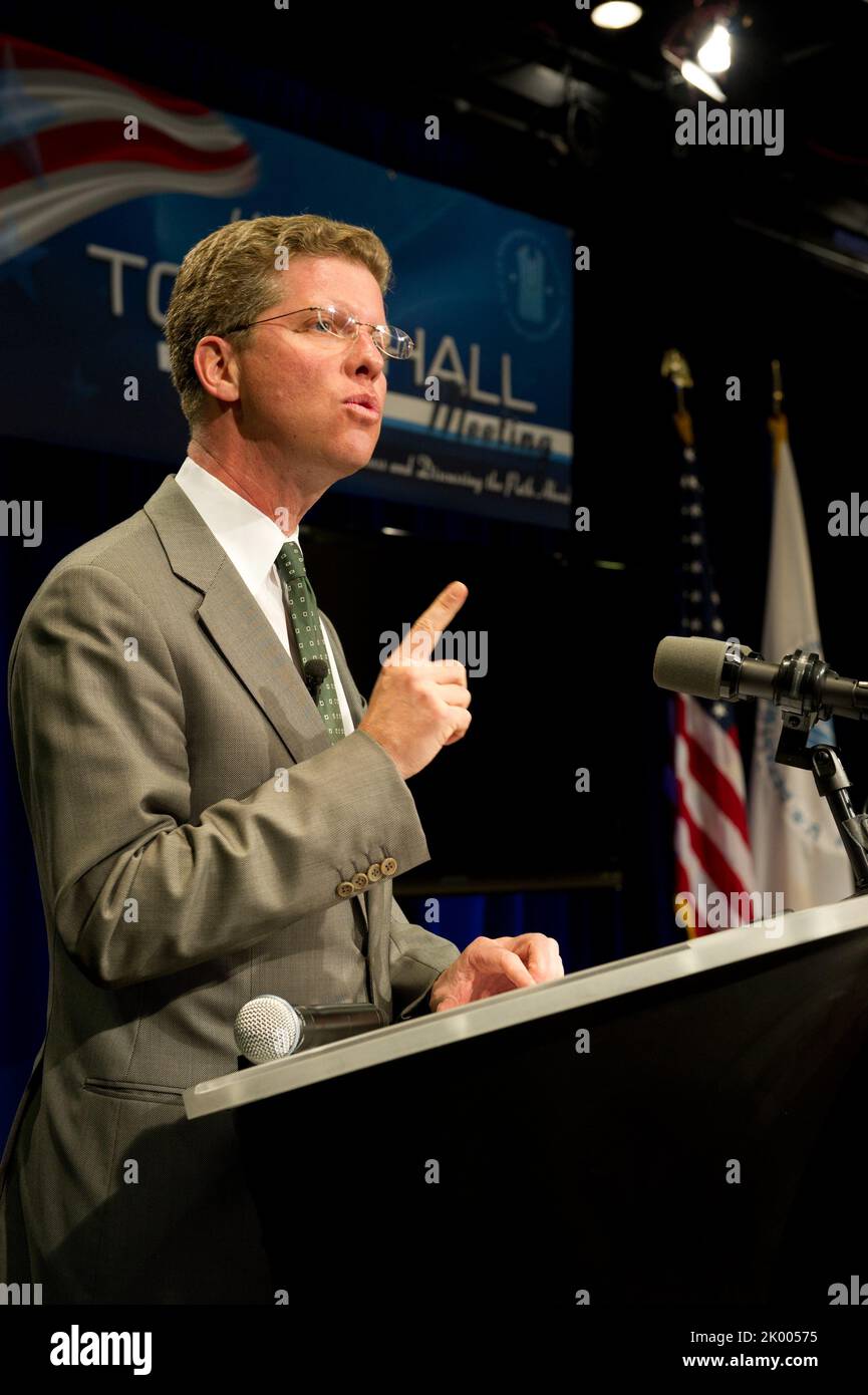 Town Hall Meeting at HUD headquarters, with Secretary Shaun Donovan and