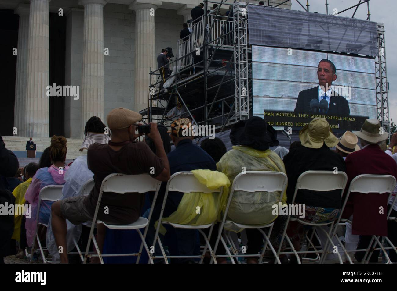 50th Anniversary March on Washington event, National Mall and Lincoln ...