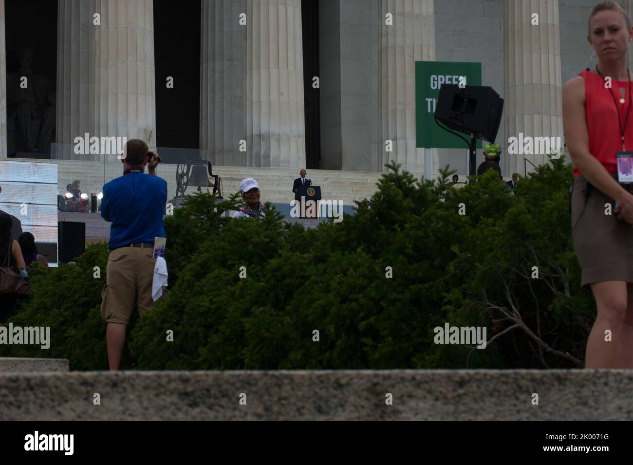 50th Anniversary March on Washington event, National Mall and Lincoln ...