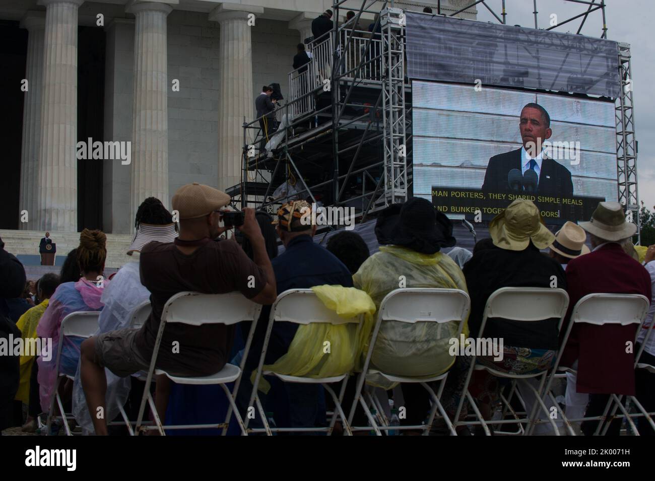 50th Anniversary March on Washington event, National Mall and Lincoln ...